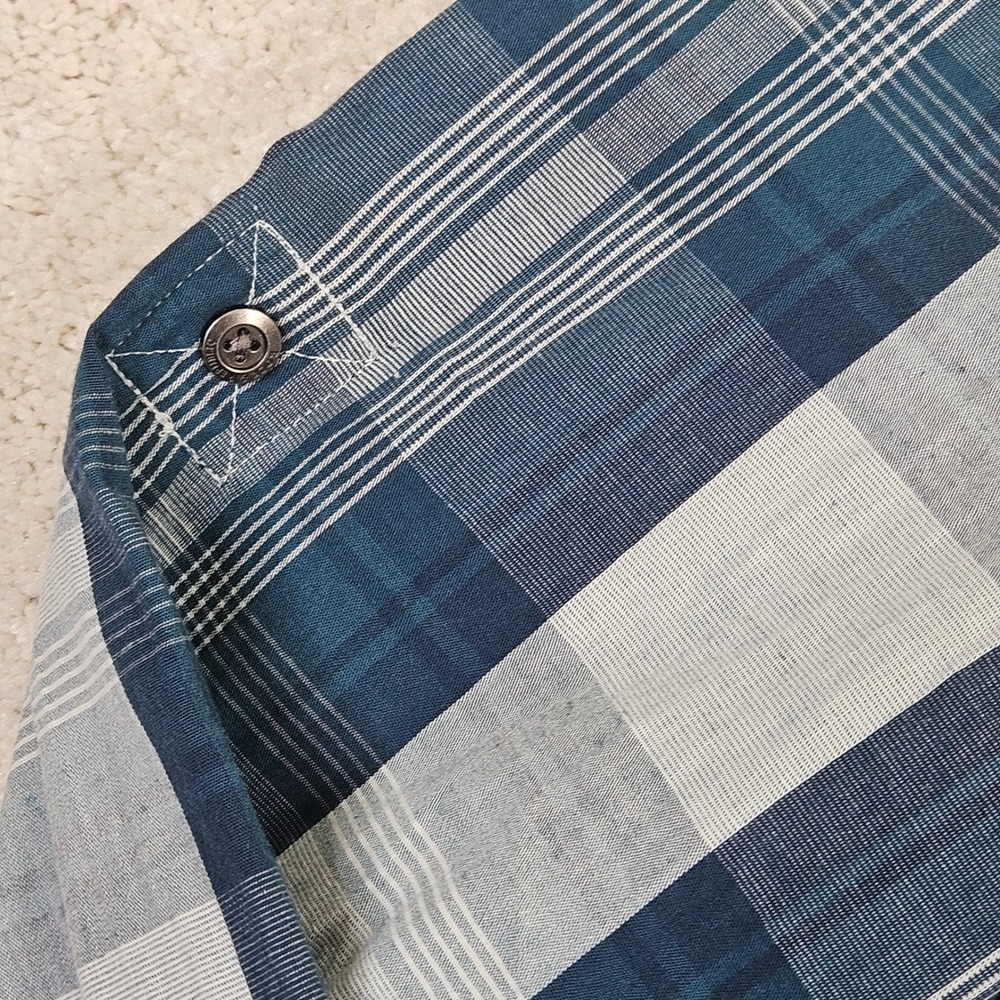 ROCK REPUBLIC Mens Plaid Long Sleeve Button Up Shirt Stretch XL Rugged Americana - Picture 6 of 9